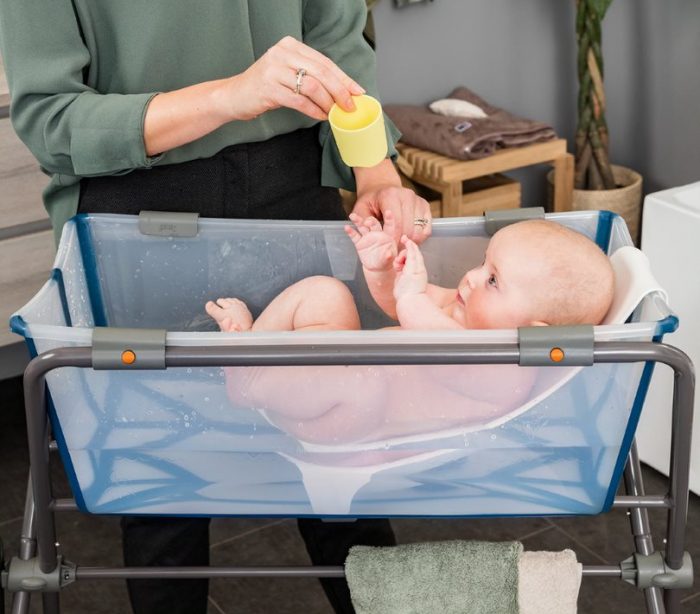 אמבטיית פלקסי סטוקי לטיולים אמבטיה מתקפלת Stokke flexi סגל בייבי