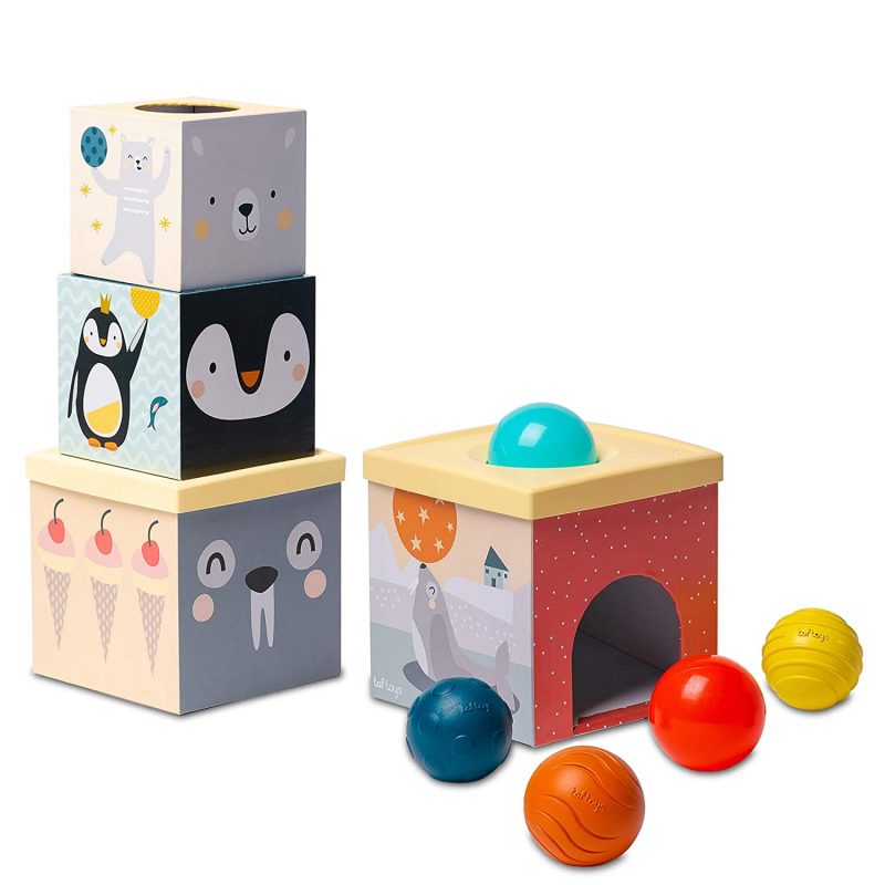 מגדל קוביות וכדורים - טף טויס צעצועים התפתחותיים סגל בייבי
