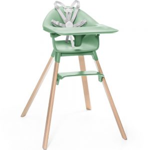 כסא אוכל Clikk Stokke ירוק כסא אוכל מעוצב סגל בייבי